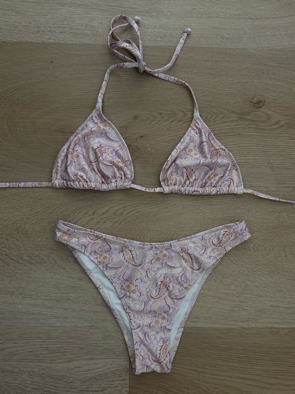 Paisley Triangle Bikini Set - Picture 3 of 5